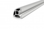 Aluminium profile R20x90° Groove 6 B-type